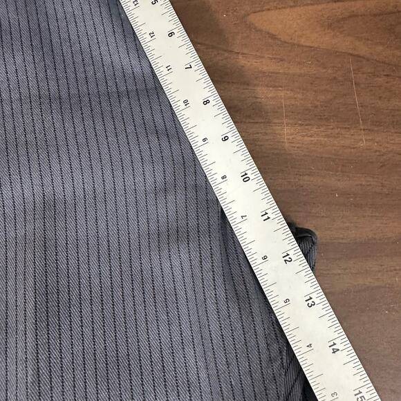 Wrangler VTG Pinstripe Blue Talon 42 Regular‎ Fit 38 x 30 EUC - Picture 11 of 13